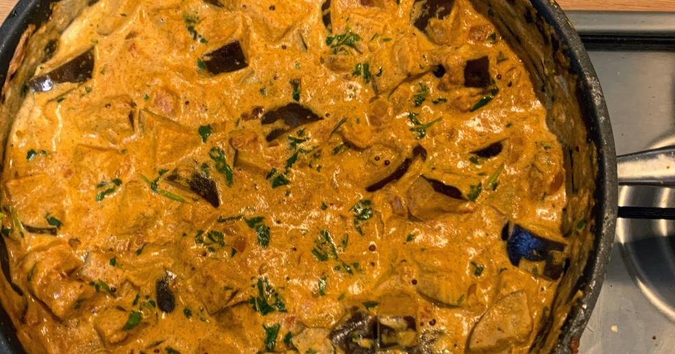 Creamy Aubergine Curry - Dinner With Evie